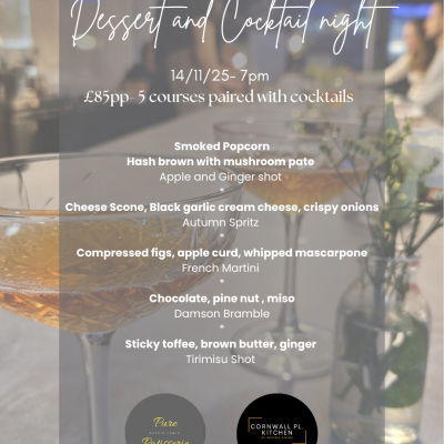 Dessert and Cocktail Night - Buckingham